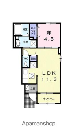 ＪＲ予讃線 上宇和駅 徒歩3分 2階建 築7年の間取り写真