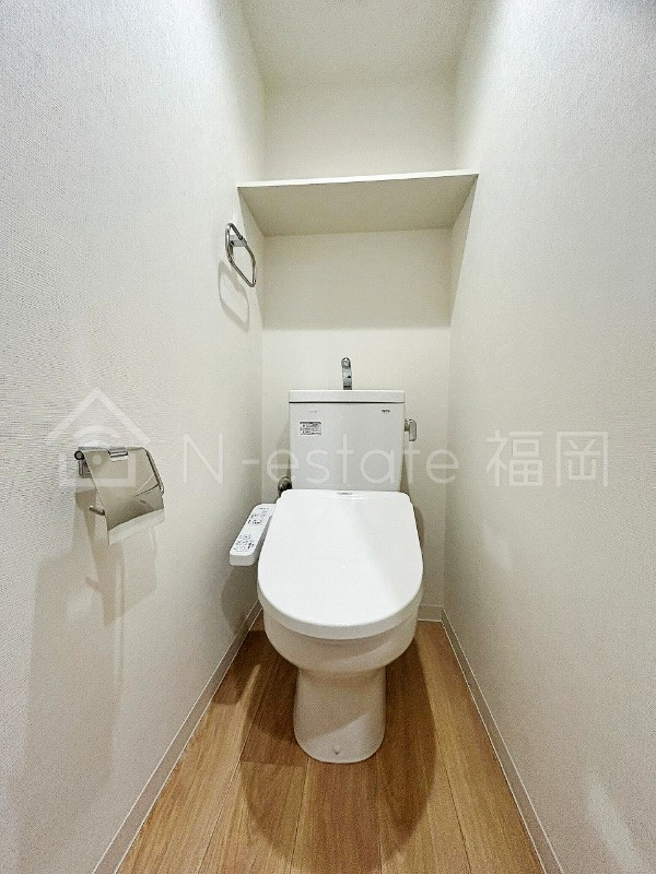 地下鉄空港線 室見駅 徒歩7分 5階建 築7年のトイレ写真