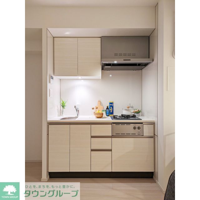 キッチン　家具・調度品ついては実際の賃貸には含まれません。