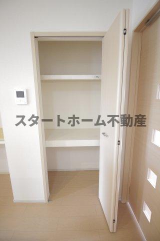 収納　ちょっとした収納スペースも充実しています