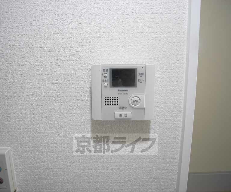 セキュリティ　来客も安心です。