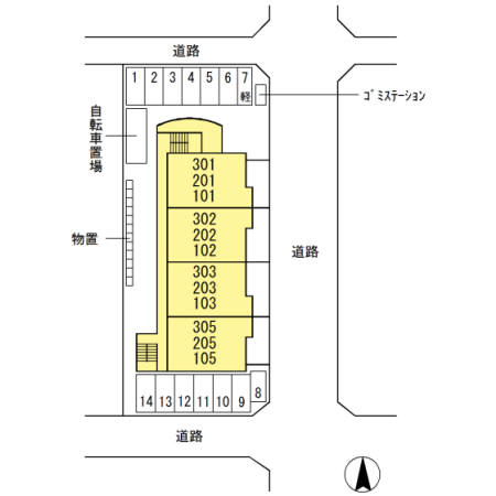 【ラフィネ　マノワールのその他共有部分】