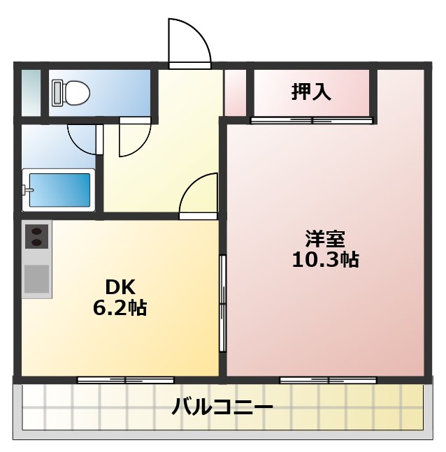 プリエール井原の間取り