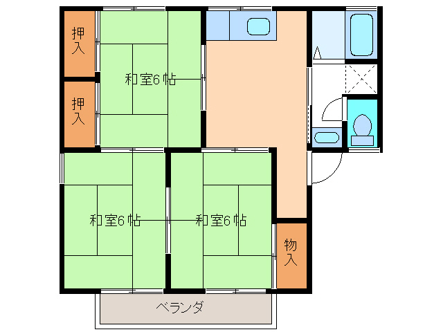 サンハイツの間取り