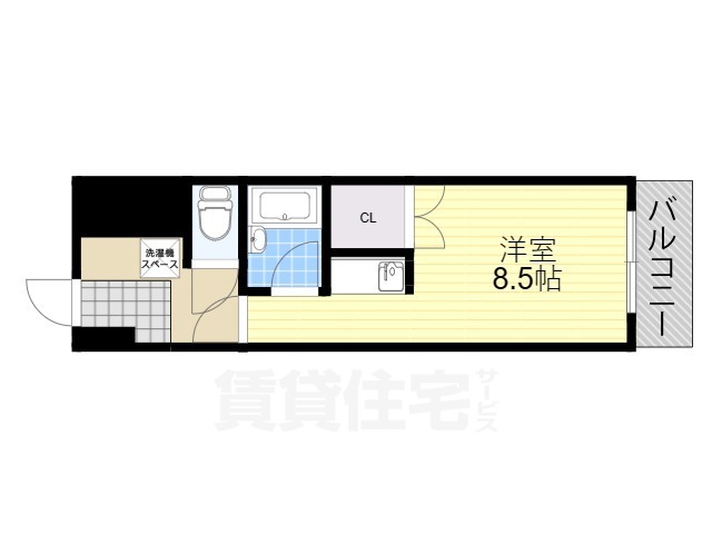 湖南コーポレーション1の間取り