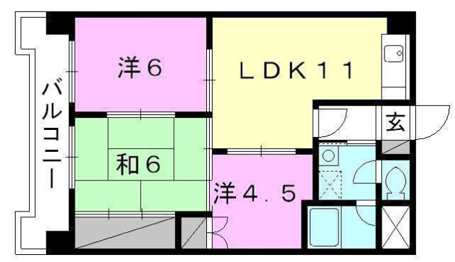 スカイピア保免の間取り