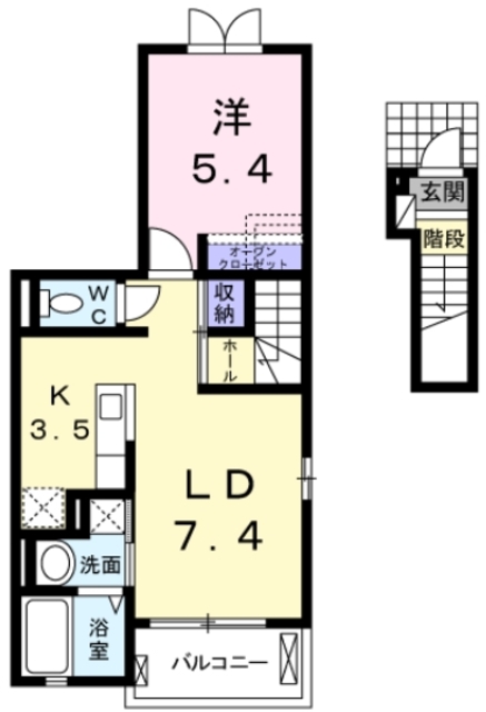 ラフレシールの間取り