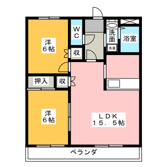 リヴェールの間取り