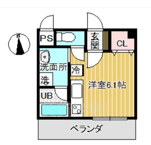 神戸市垂水区中道のアパートの間取り