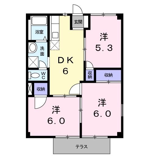 アイリス永吉の間取り