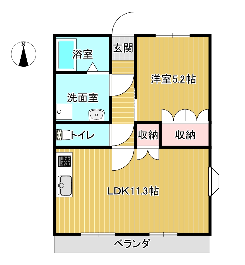 ネイトゥルレトワールの間取り