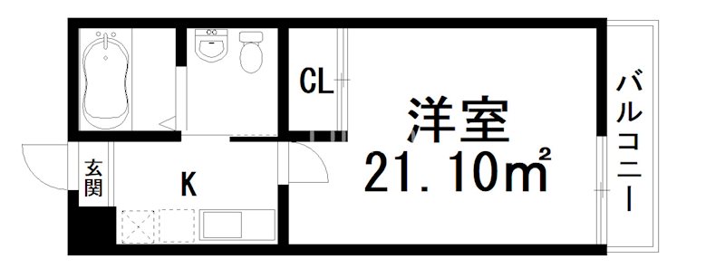 Kamo　River清水五条の間取り