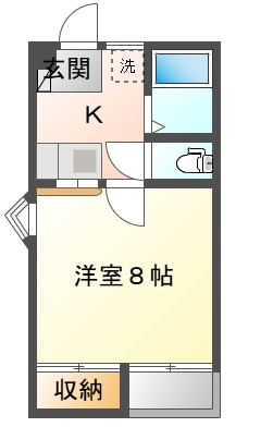 大嶋レジデンスDの間取り