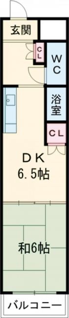 名張市東町のマンションの間取り