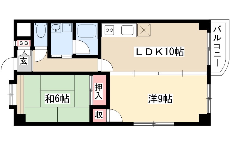 クレールモリ2の間取り