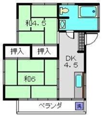 白幡ハイツの間取り