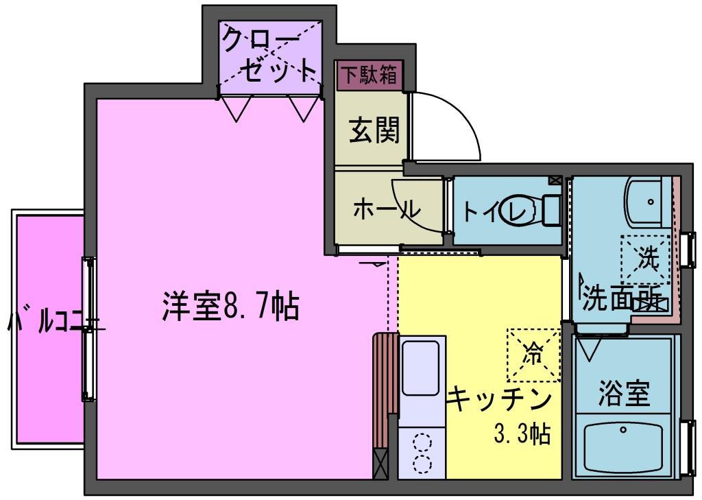 ＢＯＬＡＳの間取り