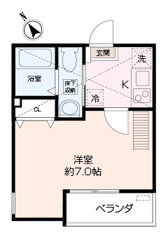 JMヴィラ横須賀の間取り