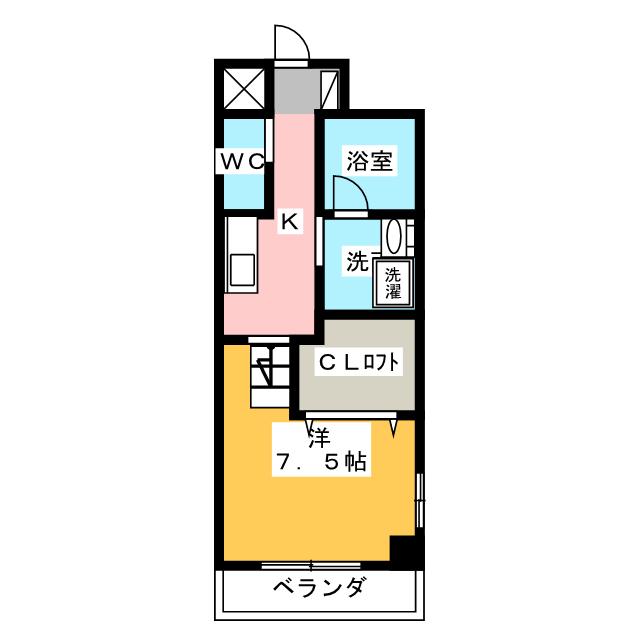 【天王町コンフォートの間取り】