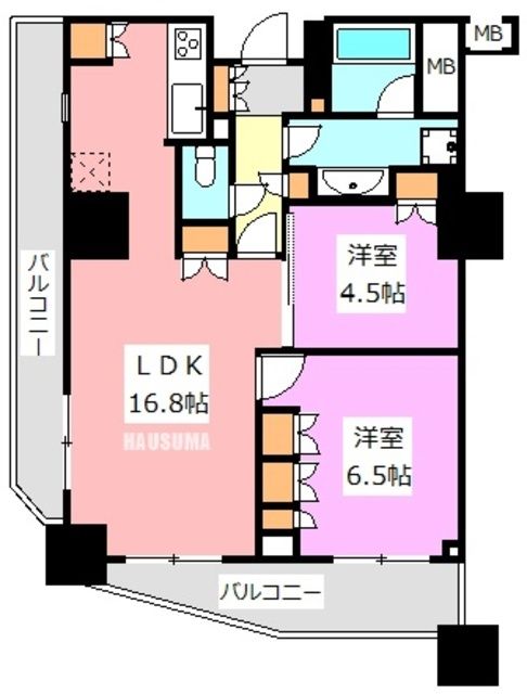 パークアクシス滝野川ラ　ブリーズの間取り