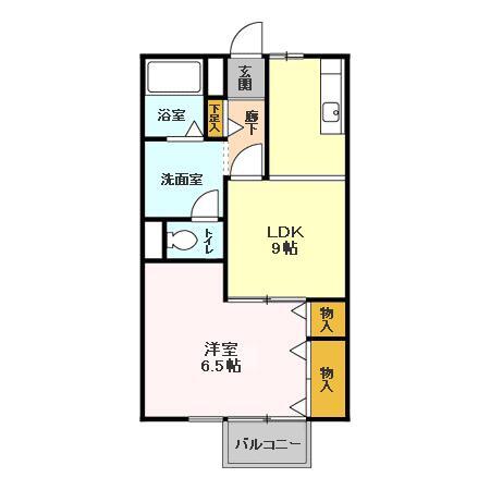 グリーンヴィレッジの間取り