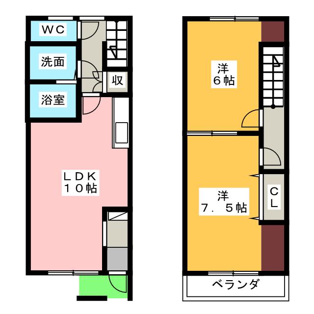 エスポアール徳重の間取り