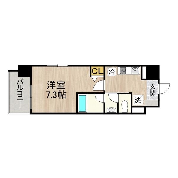 名古屋市中村区鳥居通のマンションの間取り