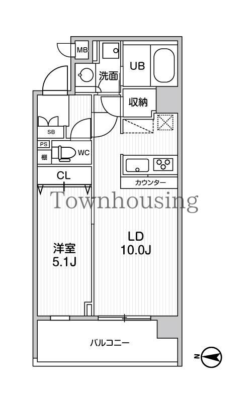 ALTERNA菊川IIの間取り