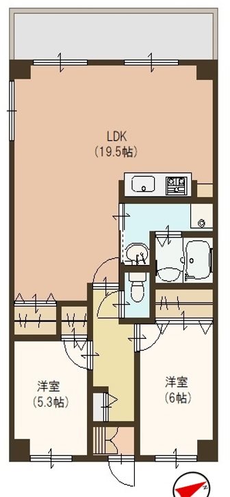 CUREZZA瀬田西の間取り