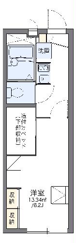 レオパレス北小畑の間取り