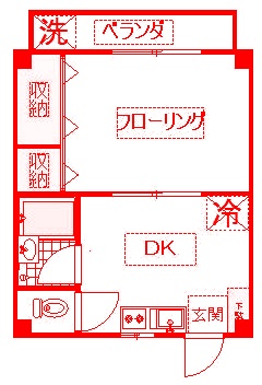 プロスペリテＭＯＲＩＹＡＭＡの間取り