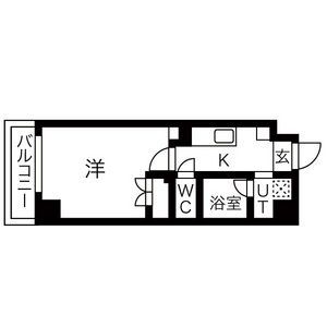 名古屋市名東区富が丘のマンションの間取り