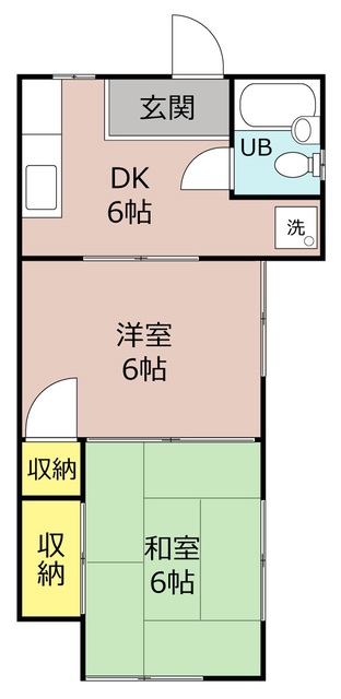 いすみ市国府台のアパートの間取り