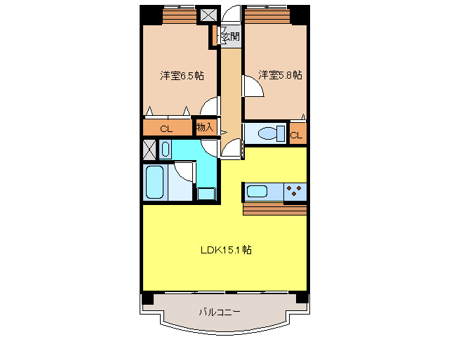 退思閣の間取り