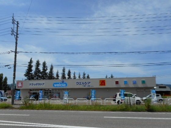 【十日町市南新田町のアパートのドラックストア】