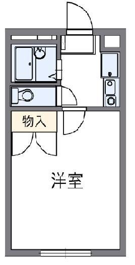 越谷市花田のアパートの間取り