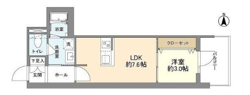 RJRプレシア南堀江の間取り