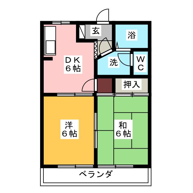 メゾンリベルテＢの間取り