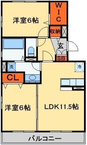 ヴェルコンフォールの間取り