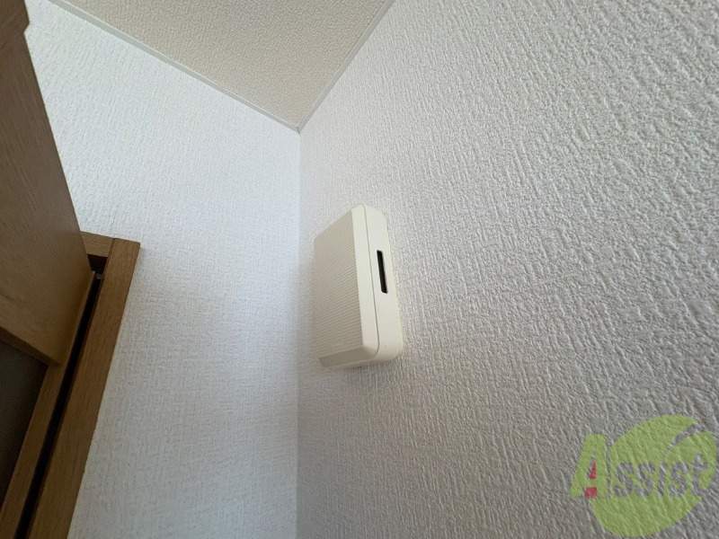 セキュリティ　来客時にはこちらのチャイムが鳴りますよ。