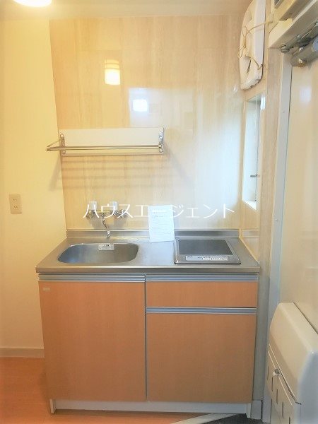 キッチン　１口ＩＨコンロ付のキッチン