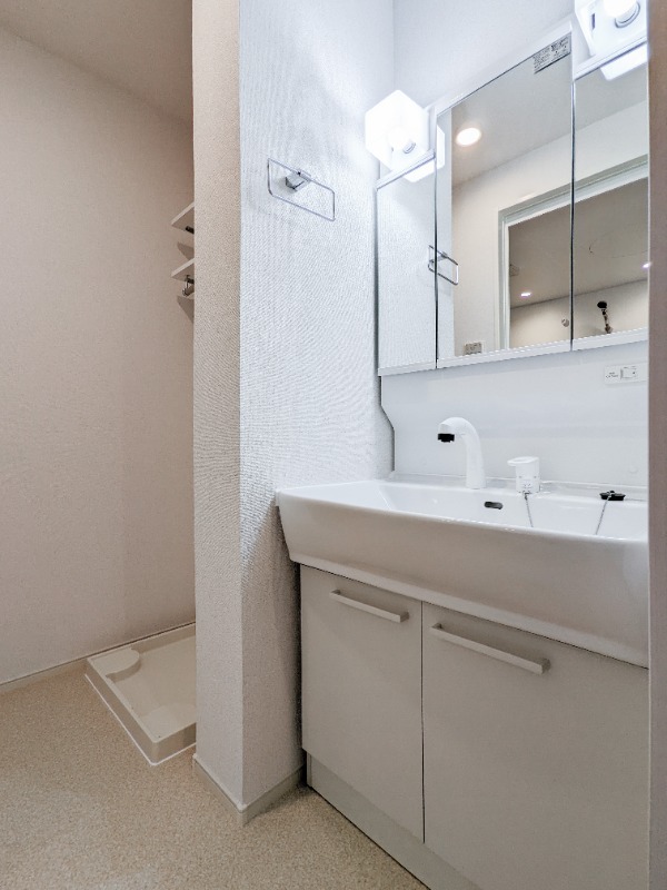 洗面設備　図面と現状に相違がある場合には現状を優先