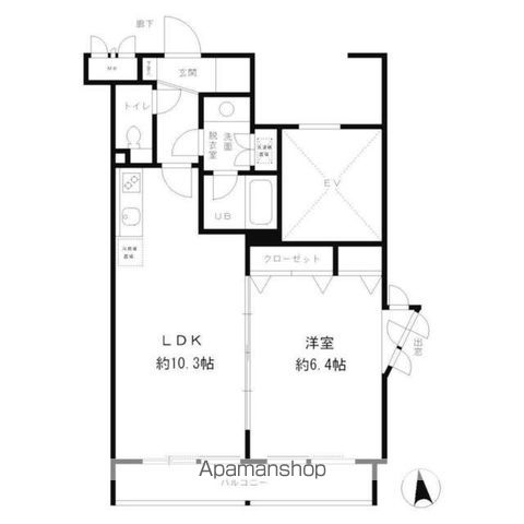 レジディア笹塚の間取り写真