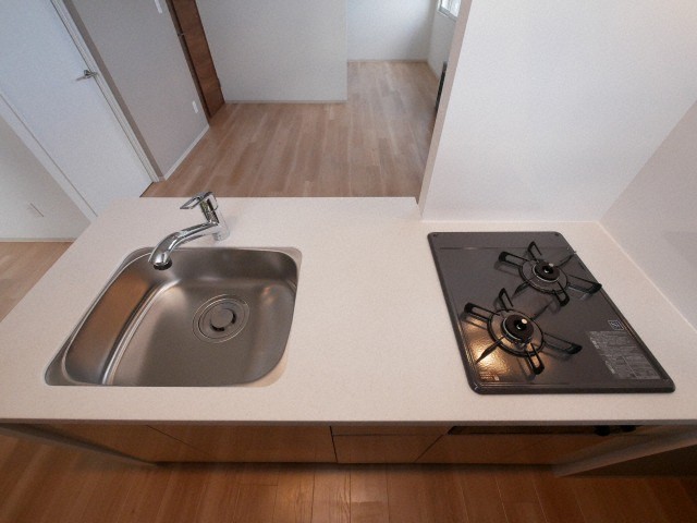 キッチン　嬉しい対面システムキッチンです♪