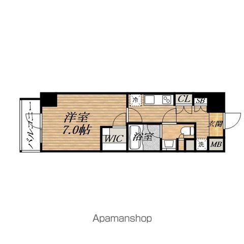 地下鉄御堂筋線 本町駅 徒歩12分 15階建 築5年の間取り写真
