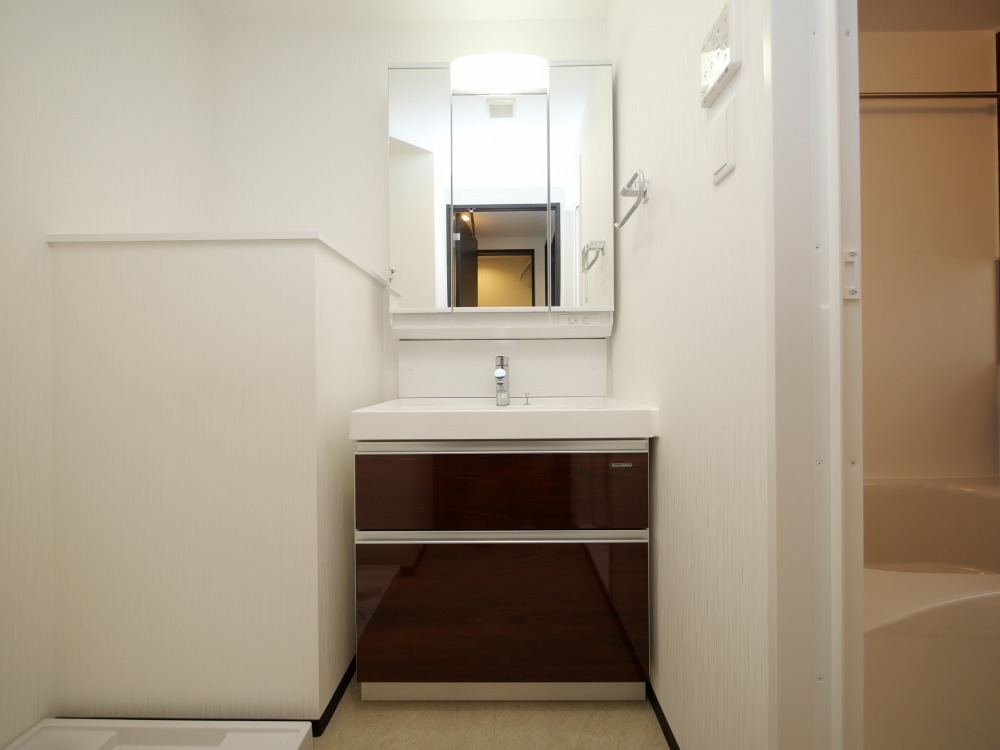 洗面設備　洗面所です