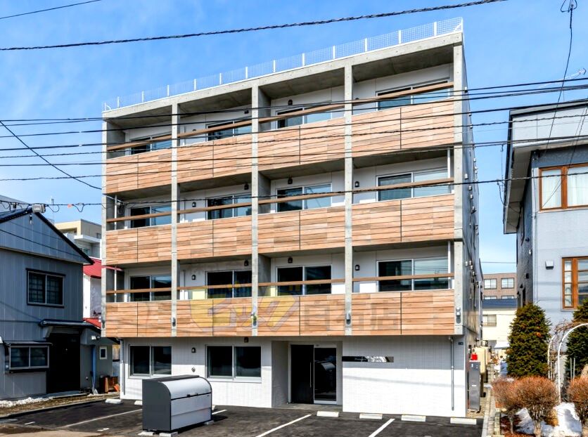 建物外観　Ｗｉ－Ｆｉ付きネット無料採用の１ＬＤＫ募集開始です♪