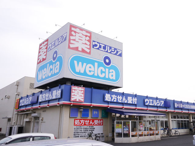 ドラックストア　ウエルシア富士見鶴瀬東店（ドラッグストア）まで498m