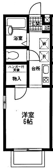 あすなろ4棟の間取り写真