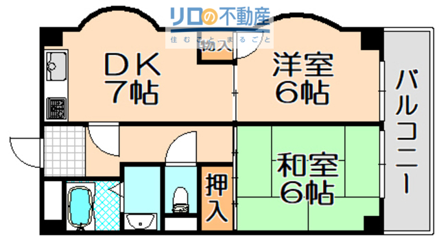 ラグゼコート伊丹の間取り写真